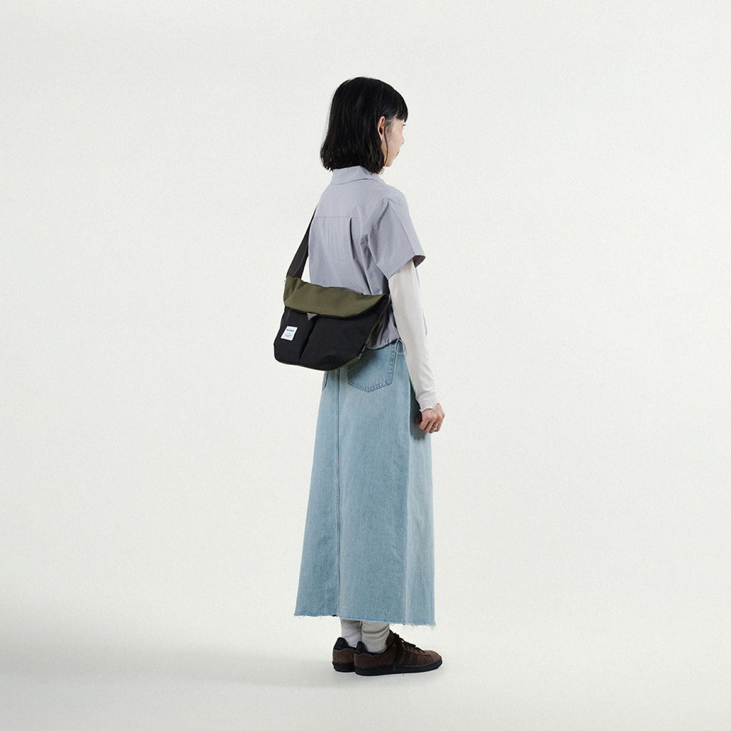 Hellolulu Kasen Shoulder Bag Recycled (Capulet Olive/Flat Black)