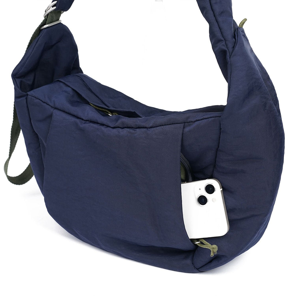 Hellolulu Miles Shoulder Bag (M) (Berry Blue)