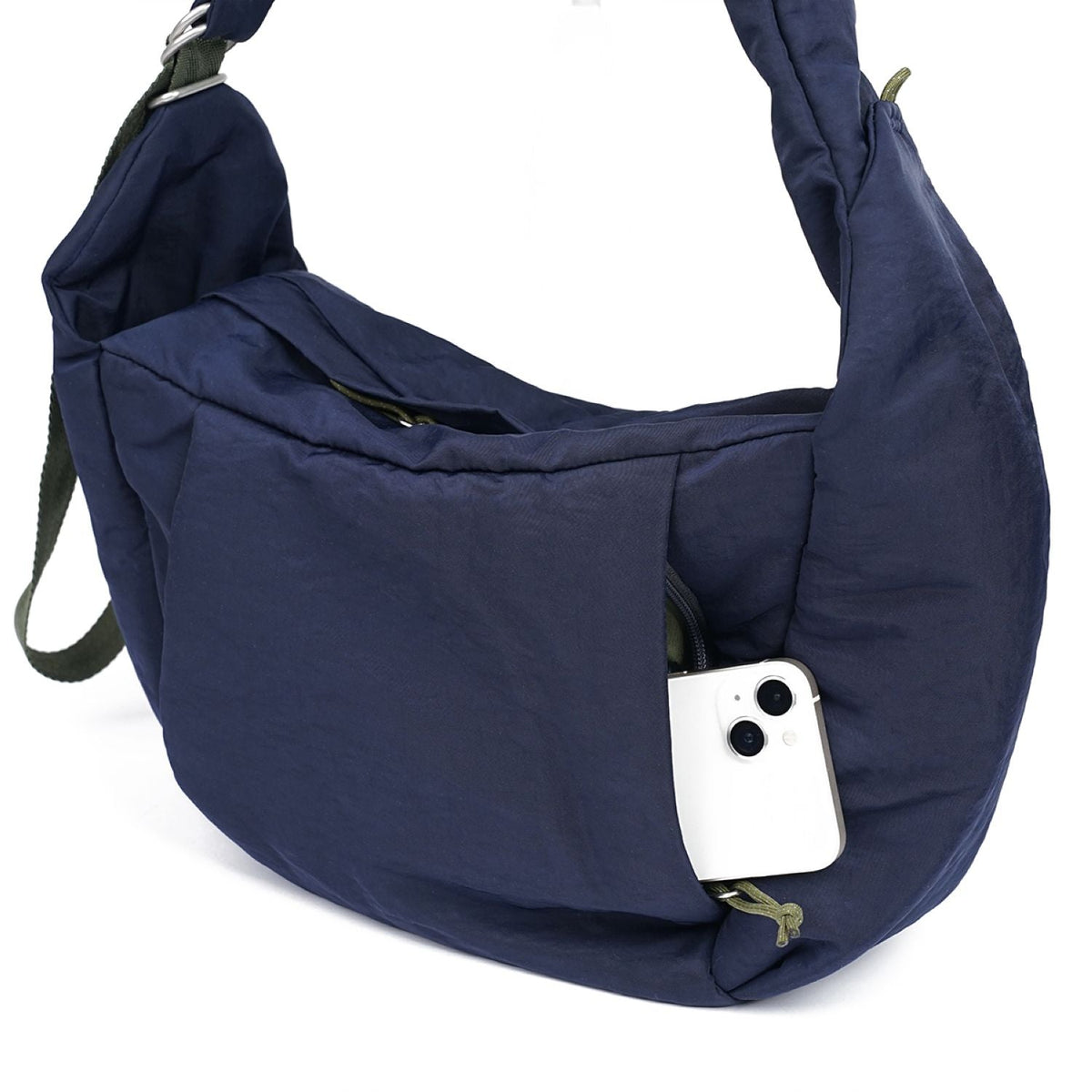 Hellolulu Miles Shoulder Bag (M) (Berry Blue)