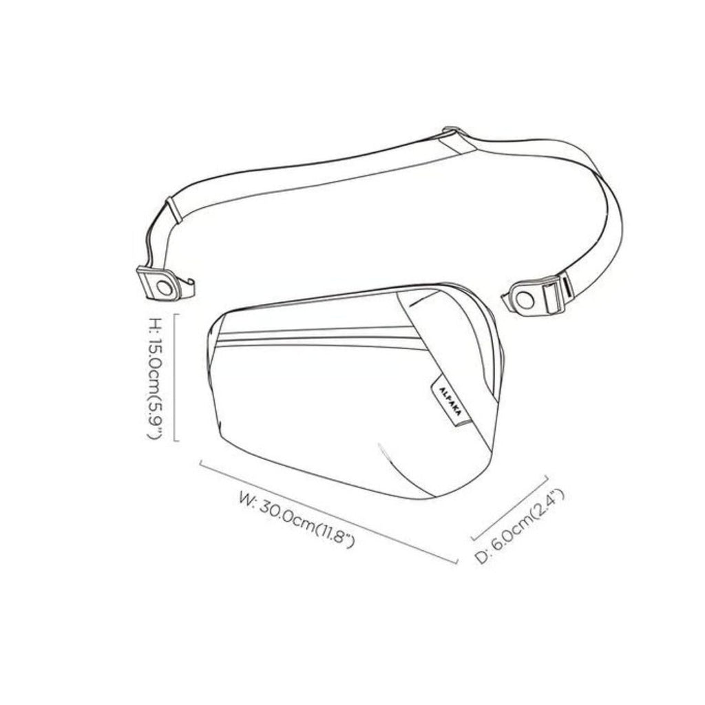 ALPAKA Momentum Sling Axodyne Hybrid (Grey)