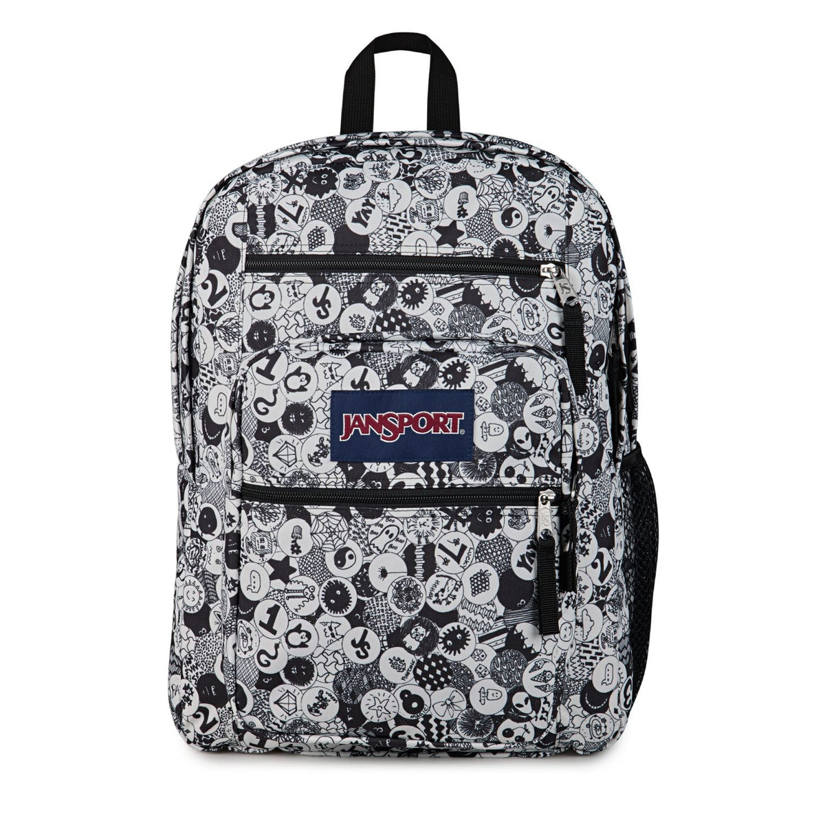 Jansport Big Student - Doodle Dots Black/White/Grey