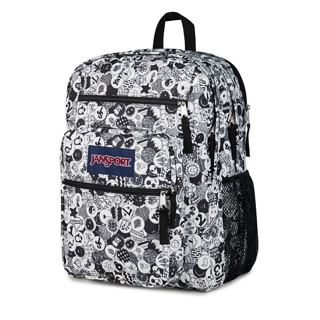 Jansport Big Student - Doodle Dots Black/White/Grey