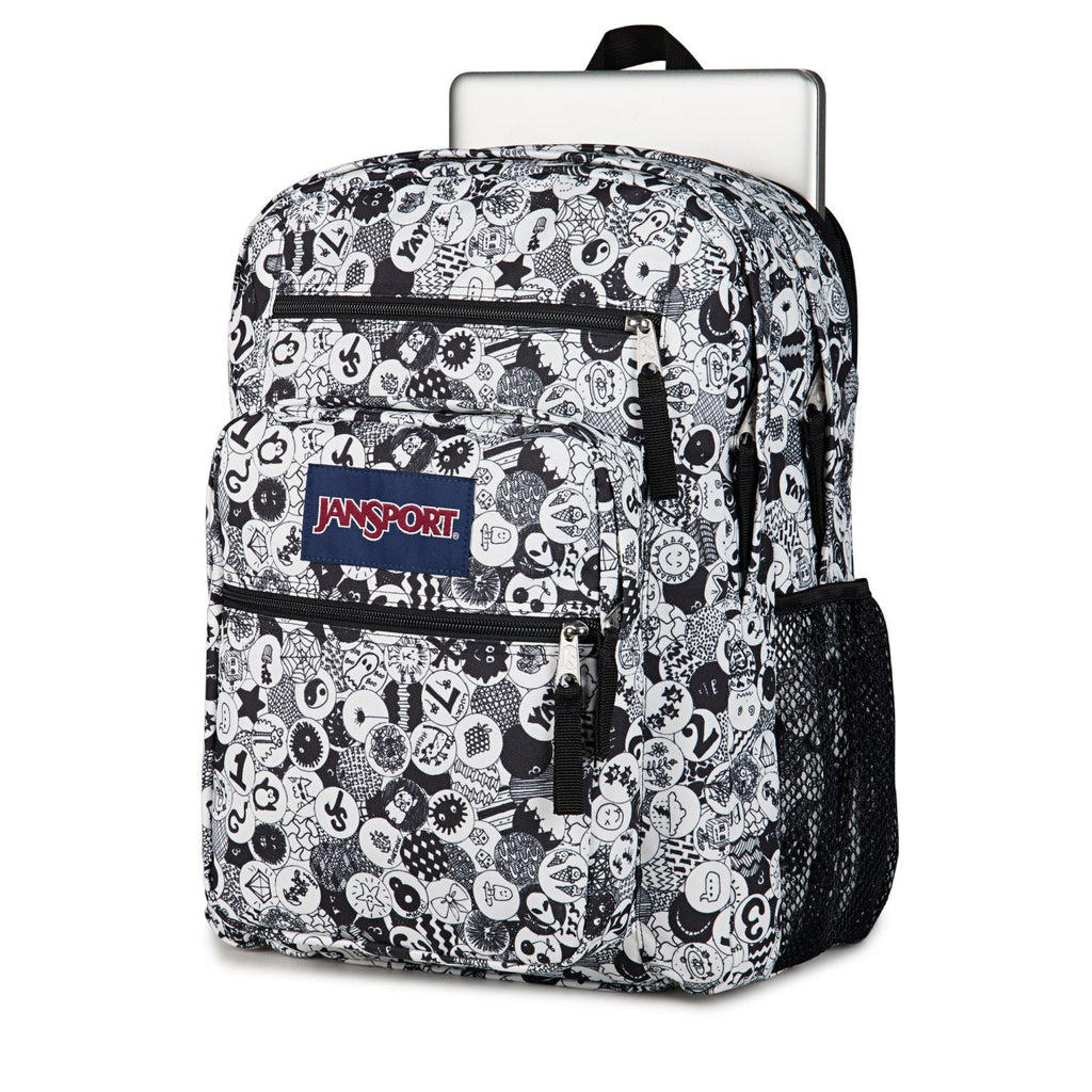 Jansport Big Student - Doodle Dots Black/White/Grey