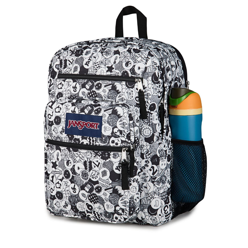 Jansport Big Student - Doodle Dots Black/White/Grey