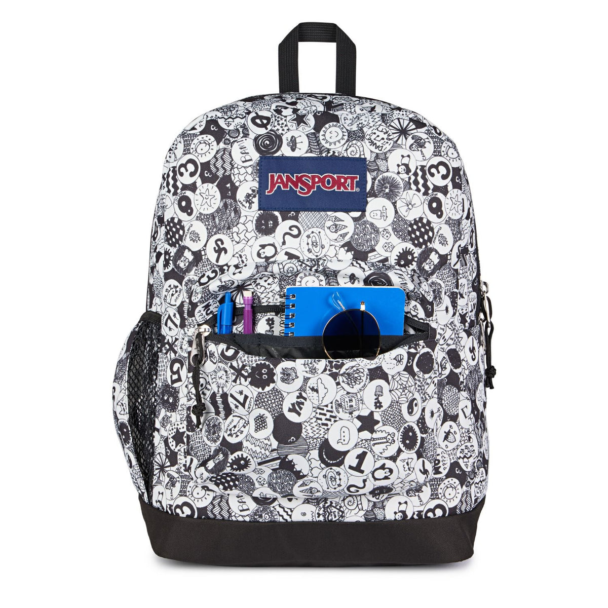 Jansport Cross Town - Doodle Dots Black/White/Grey