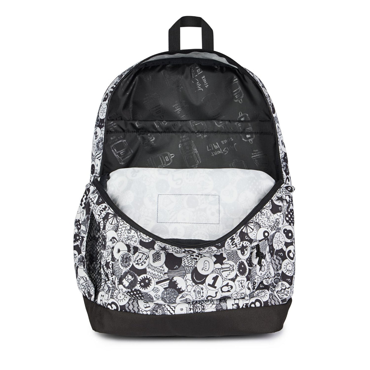 Jansport Cross Town - Doodle Dots Black/White/Grey
