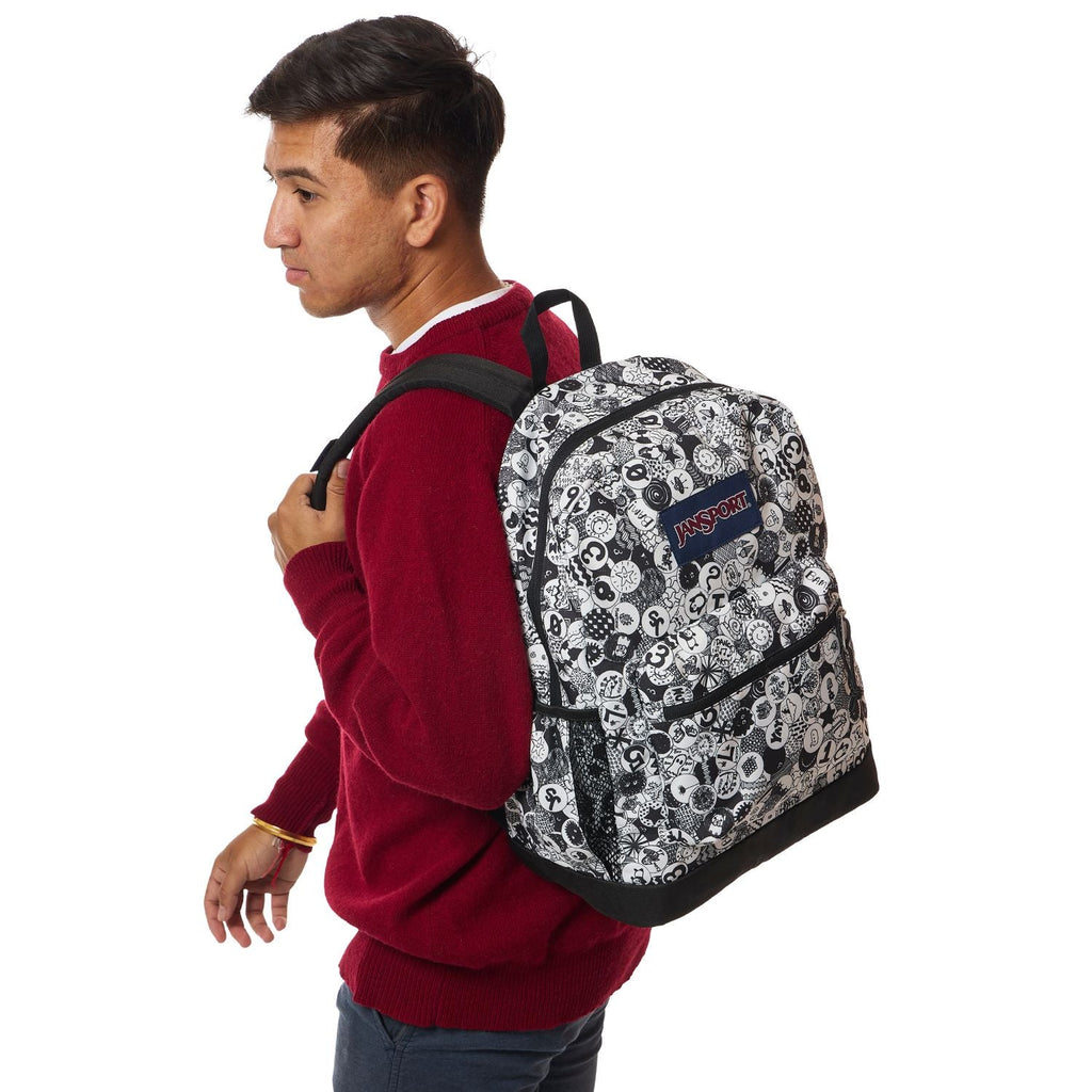 Jansport Cross Town - Doodle Dots Black/White/Grey