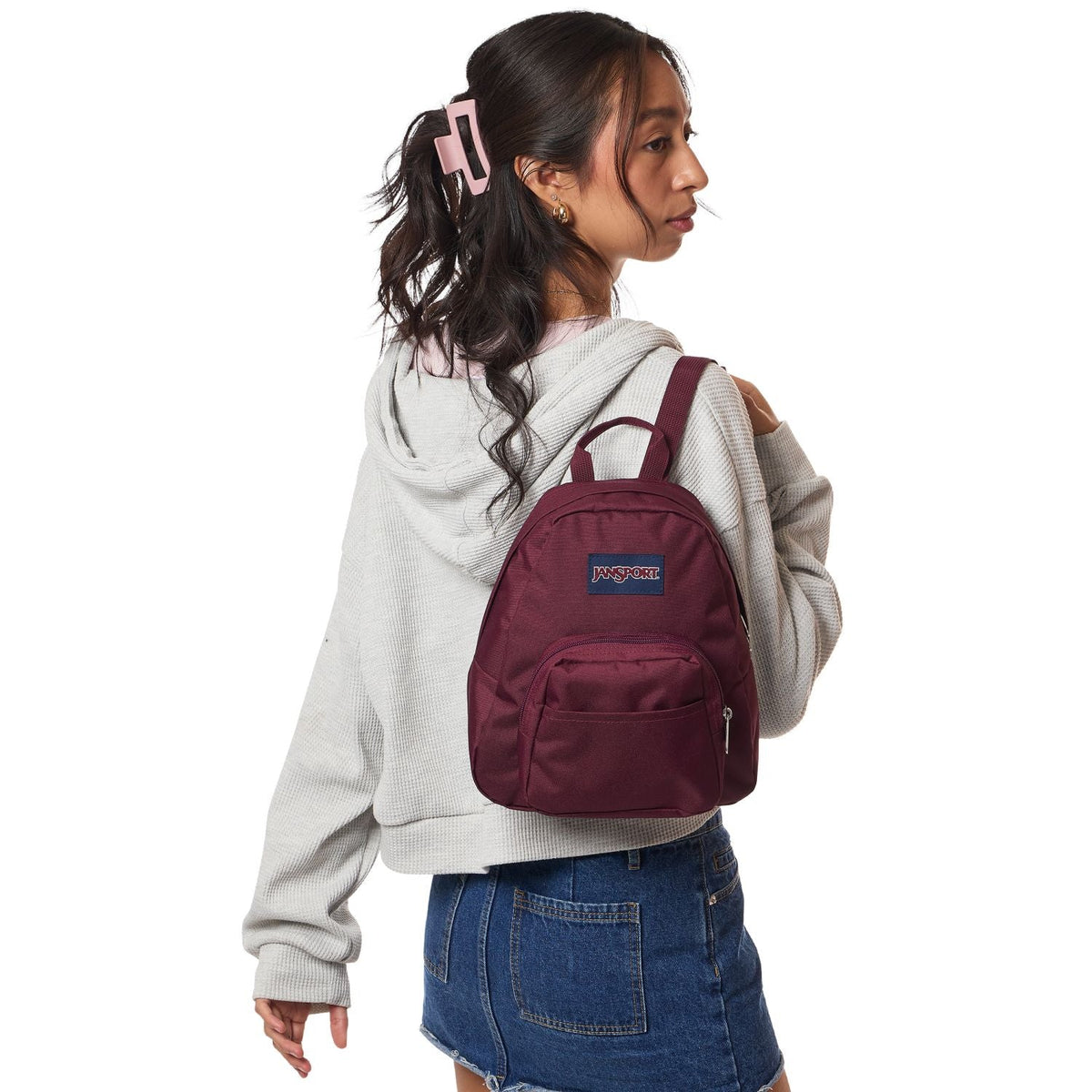 Jansport Half Pint Mini Backpack - Cherry Lacquer