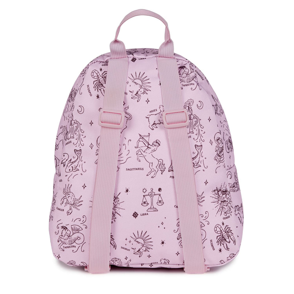 Jansport Half Pint Mini Backpack- Horoscope Horizons Pink Ice/Mahogany Haze