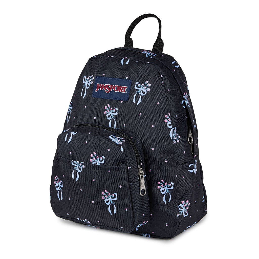 Jansport Half Pint Mini Backpack - Pastel Petals Black/Blue/Pink/Green