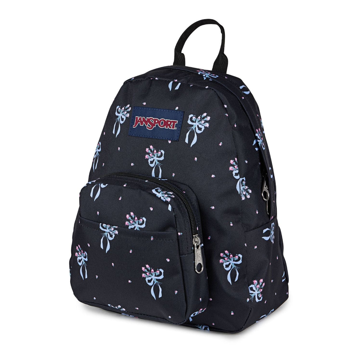 Jansport Half Pint Mini Backpack - Pastel Petals Black/Blue/Pink/Green