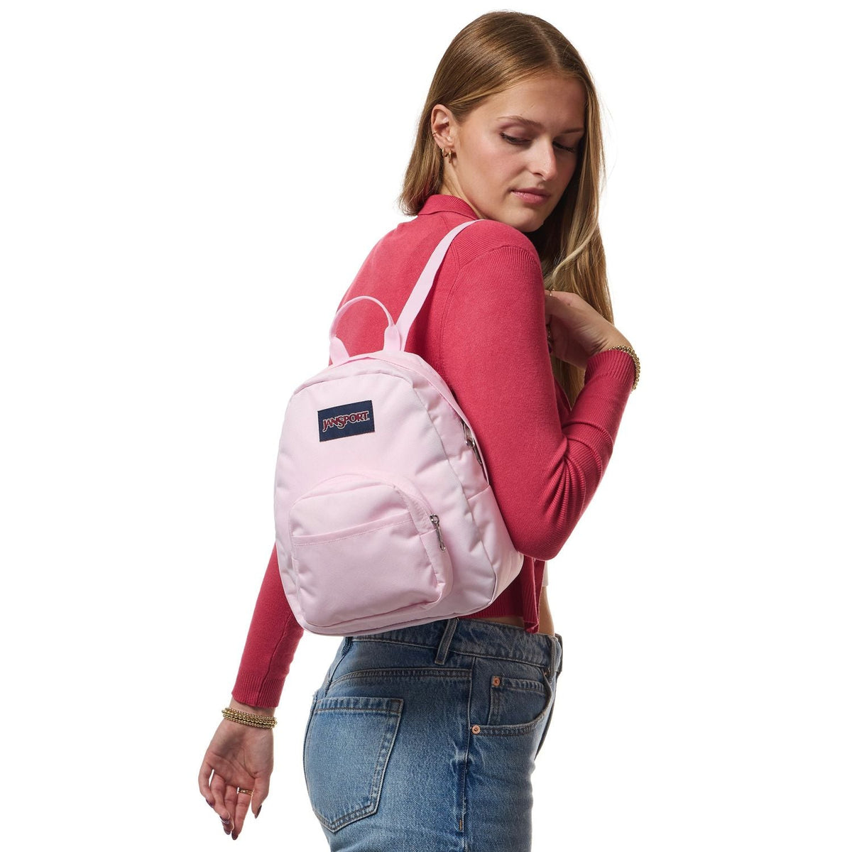 Jansport Half Pint Mini Backpack - Pink Ice