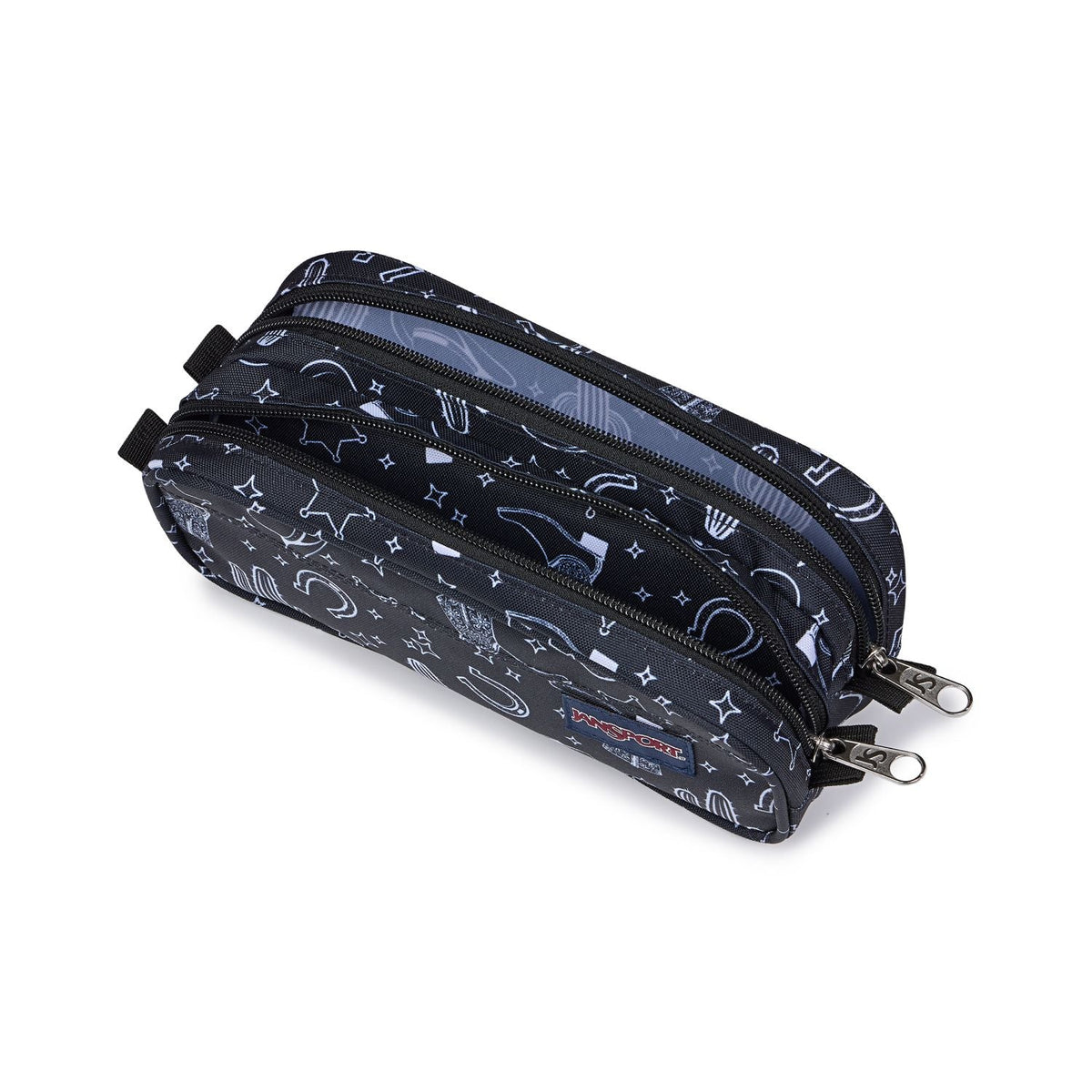Jansport Large Accessory Pouch - Wild West Escape Black/Black/White