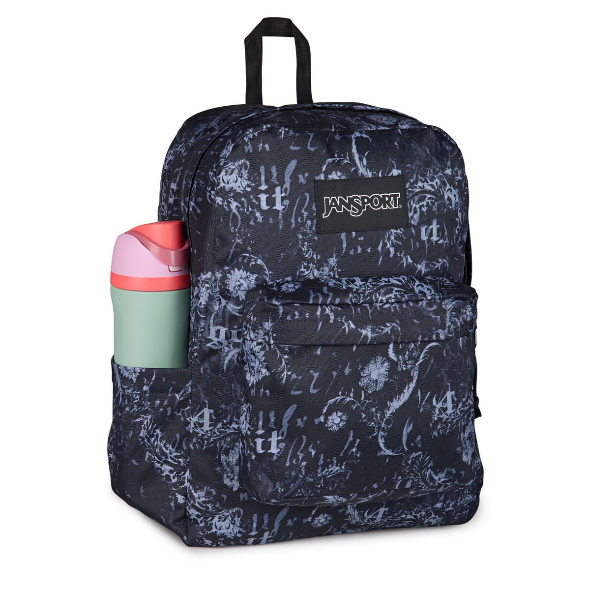 Jansport Superbreak Plus - Afflicted Black/Charcoal/Dk Grey