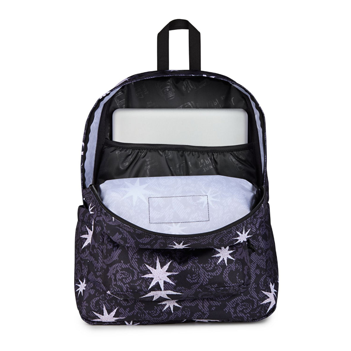 Jansport Superbreak Plus - Castle Tapesty Black/Charcoal/Silver