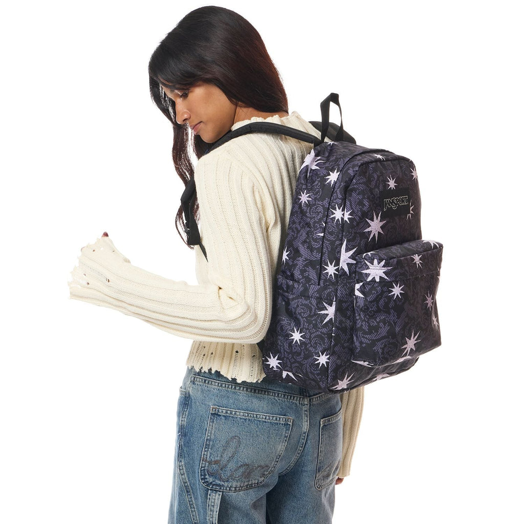 Jansport Superbreak Plus - Castle Tapesty Black/Charcoal/Silver