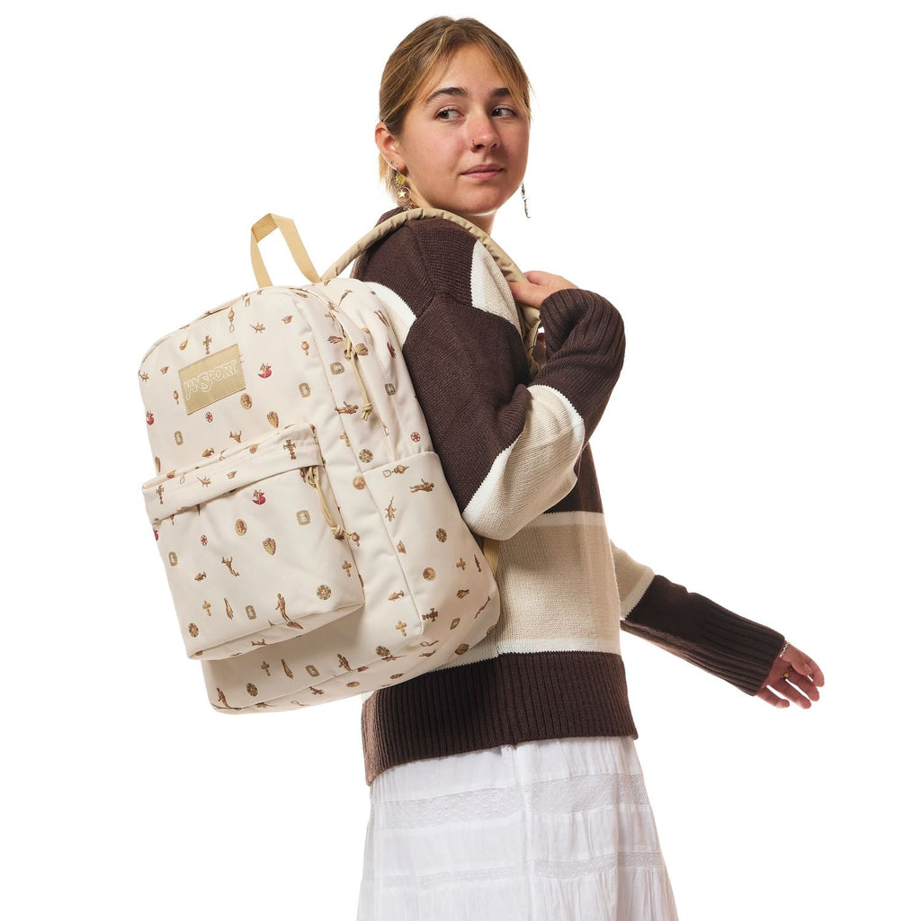 Jansport Superbreak Plus - Gilded Relics Moon Flower/Gold