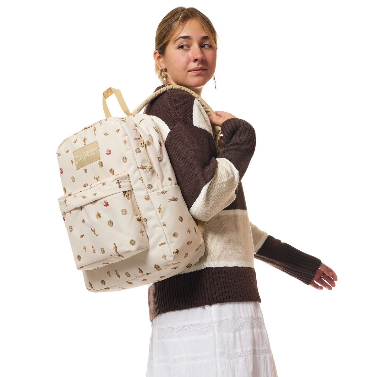Jansport Superbreak Plus - Gilded Relics Moon Flower/Gold