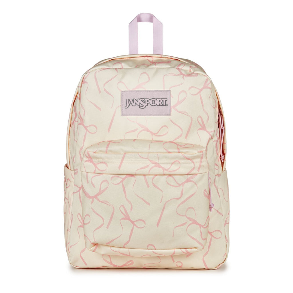 Jansport Superbreak Plus - Rows Of Bows Natural/Pink Ice