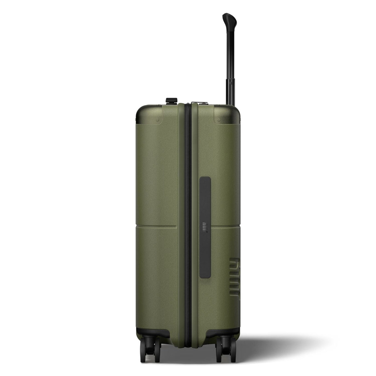 July Carry On Original Polycarbonate  21" Luggage With Casesafe Tracking & Power Bank & Usb/Usb-C Cable - Olive