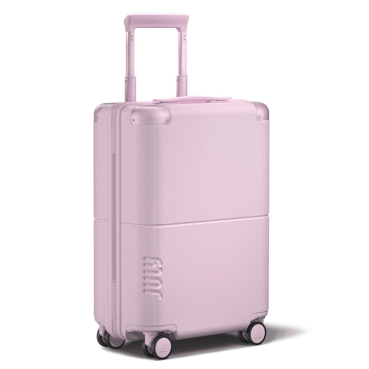 July Carry On Original Polycarbonate  21" Luggage With Casesafe Tracking & Power Bank & Usb/Usb-C Cable - Blush Pink