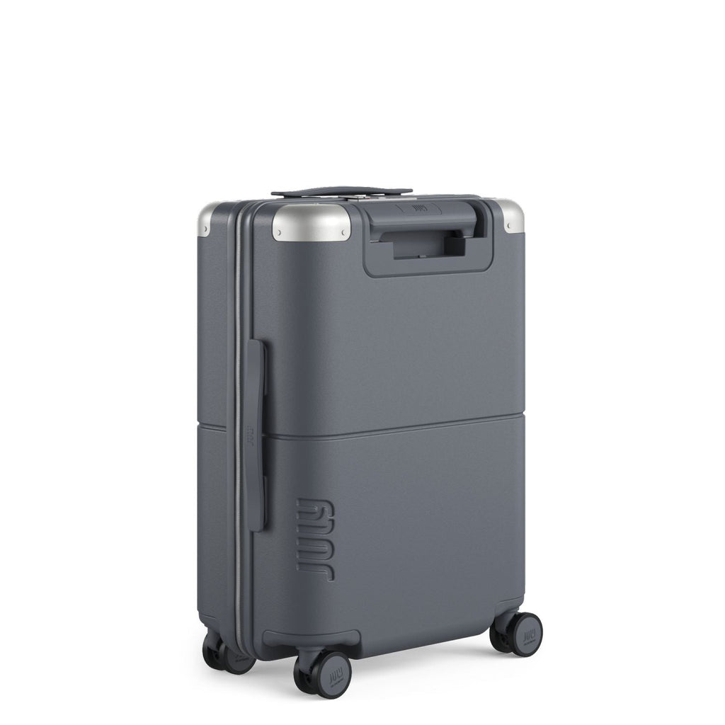 July Carry On Original Polycarbonate 21" Luggage With Power Bank & USB/USB-C Cable - Steel Blue