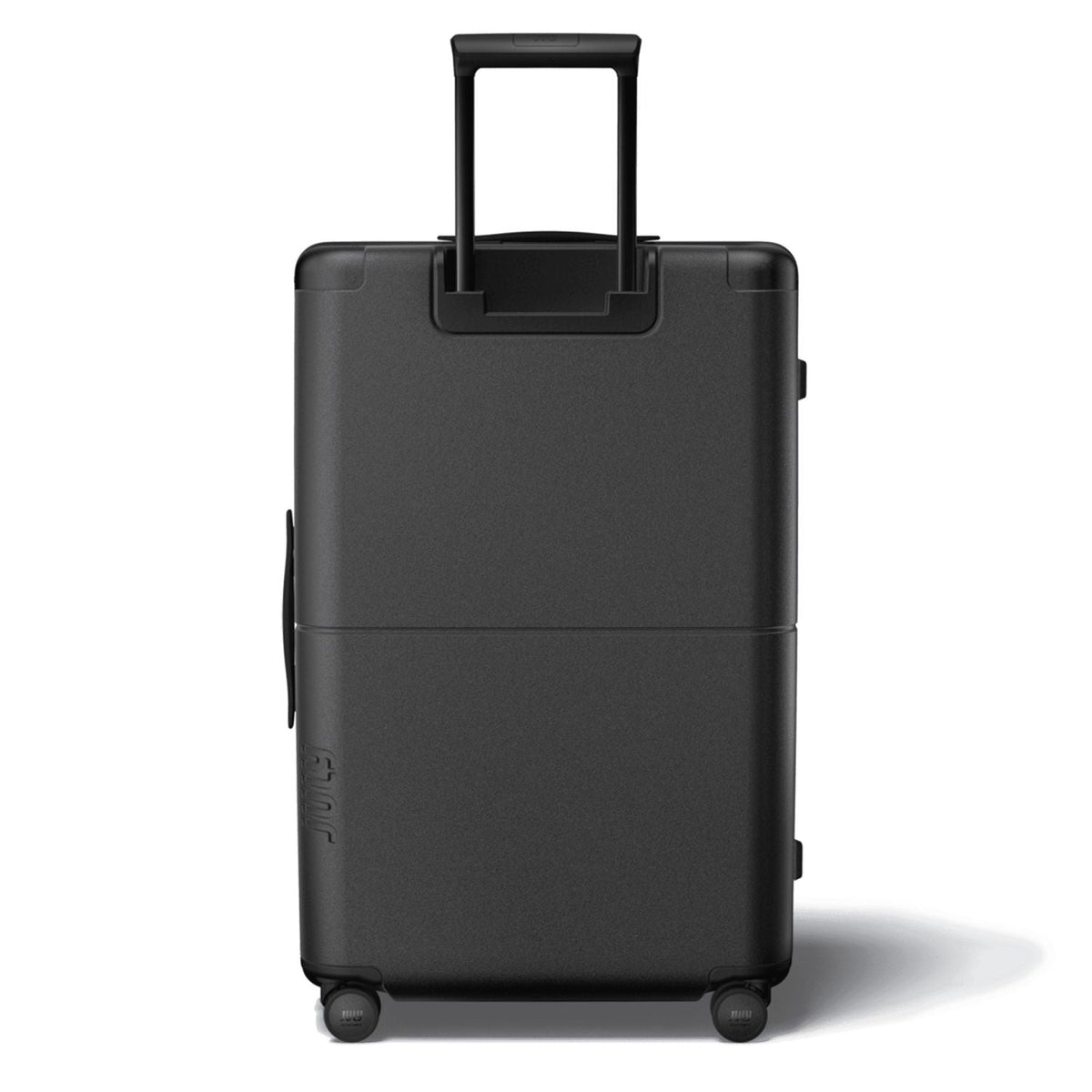 July Checked Plus Polycarbonate With Casesafe Tracking 30" Luggage - Charcoal