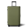 July Checked Plus Polycarbonate With Casesafe Tracking 30" Luggage - Olive
