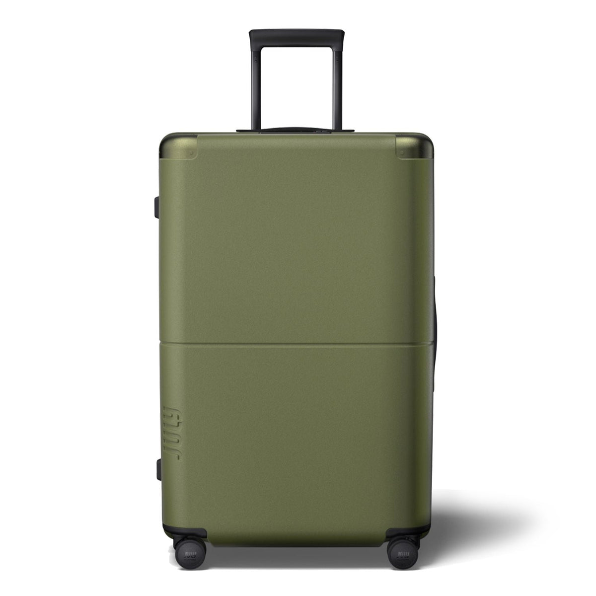 July Checked Plus Polycarbonate With Casesafe Tracking 30" Luggage - Olive