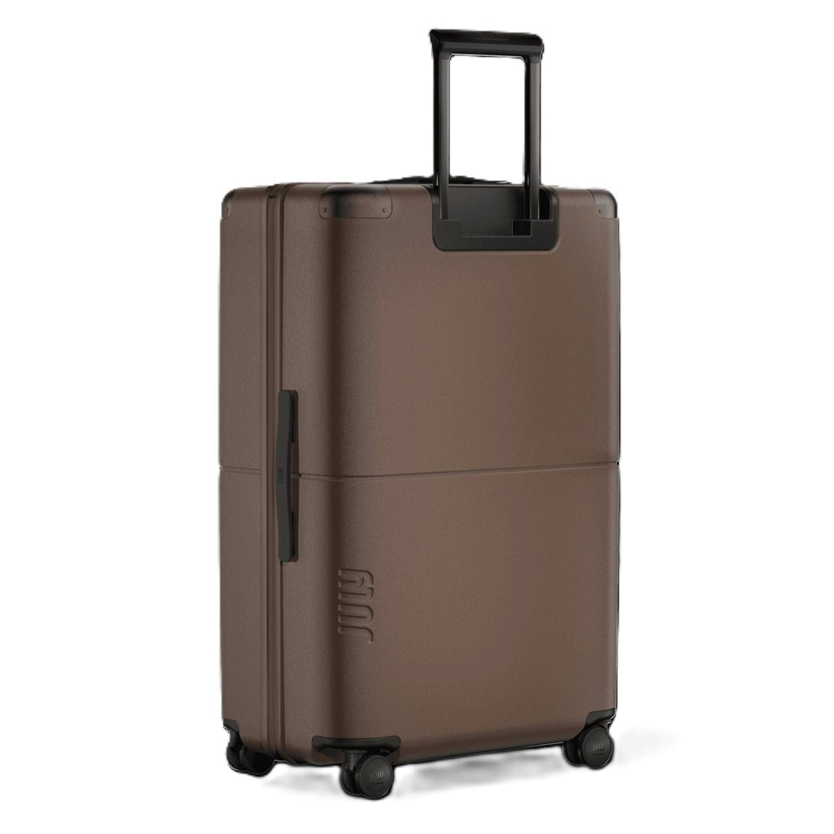 July Checked Polycarbonate With Casesafe Tracking 26" Luggage - Dark Brown