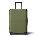 July Checked Polycarbonate With Casesafe Tracking 26" Luggage - Olive