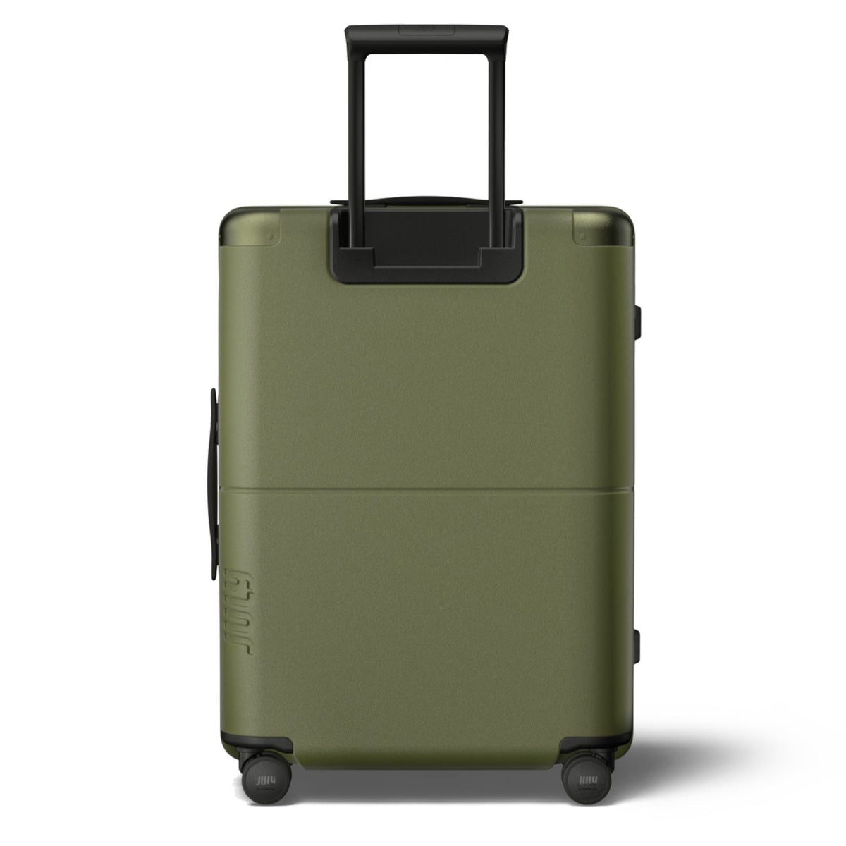 July Checked Polycarbonate With Casesafe Tracking 26" Luggage - Olive