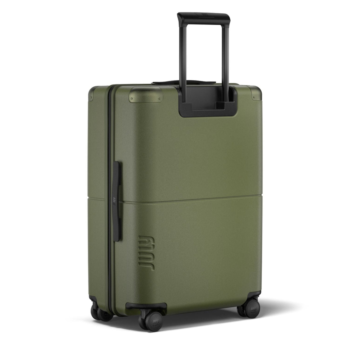 July Checked Polycarbonate With Casesafe Tracking 26" Luggage - Olive