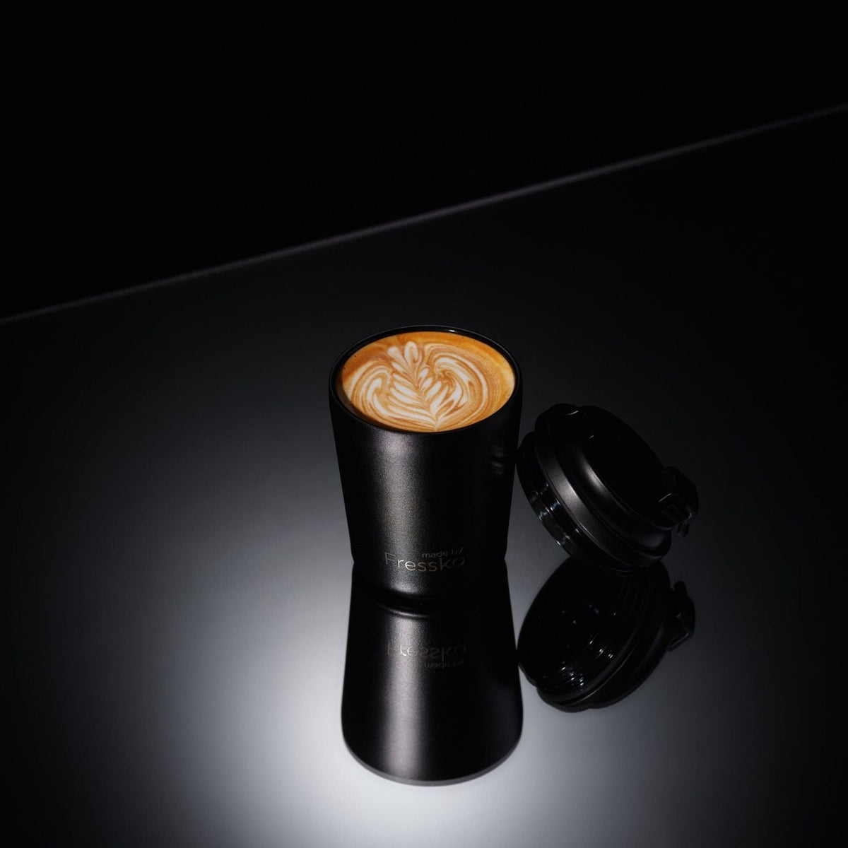 Made By Fressko Ceramic Piccolo 4oz Insulated Cup - Coal