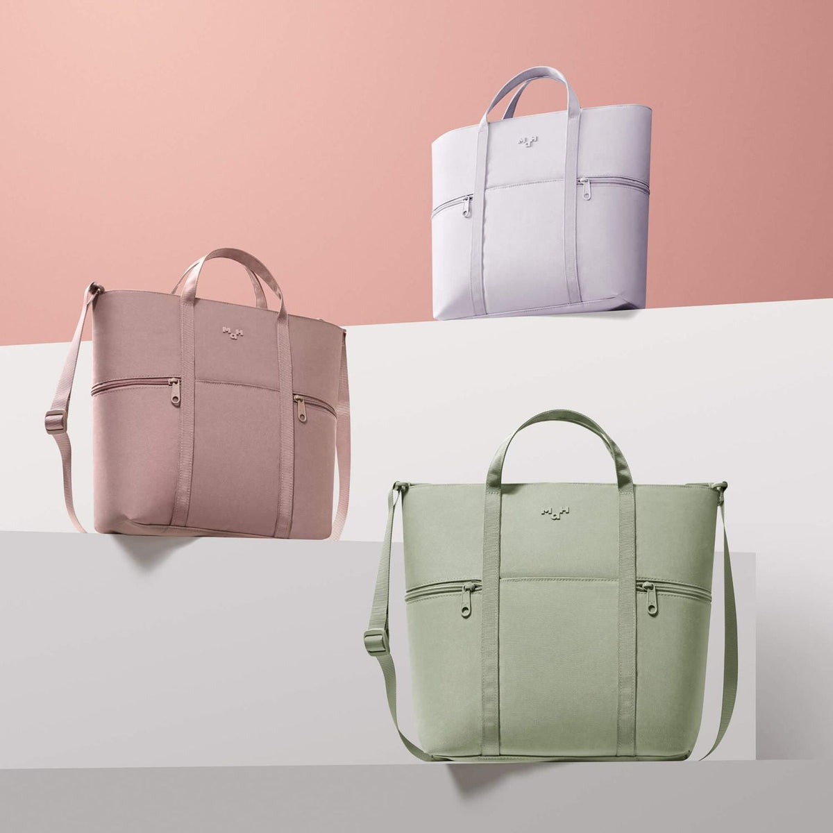 MAH Siro 11L 2Way Tote Bag - Light Grey