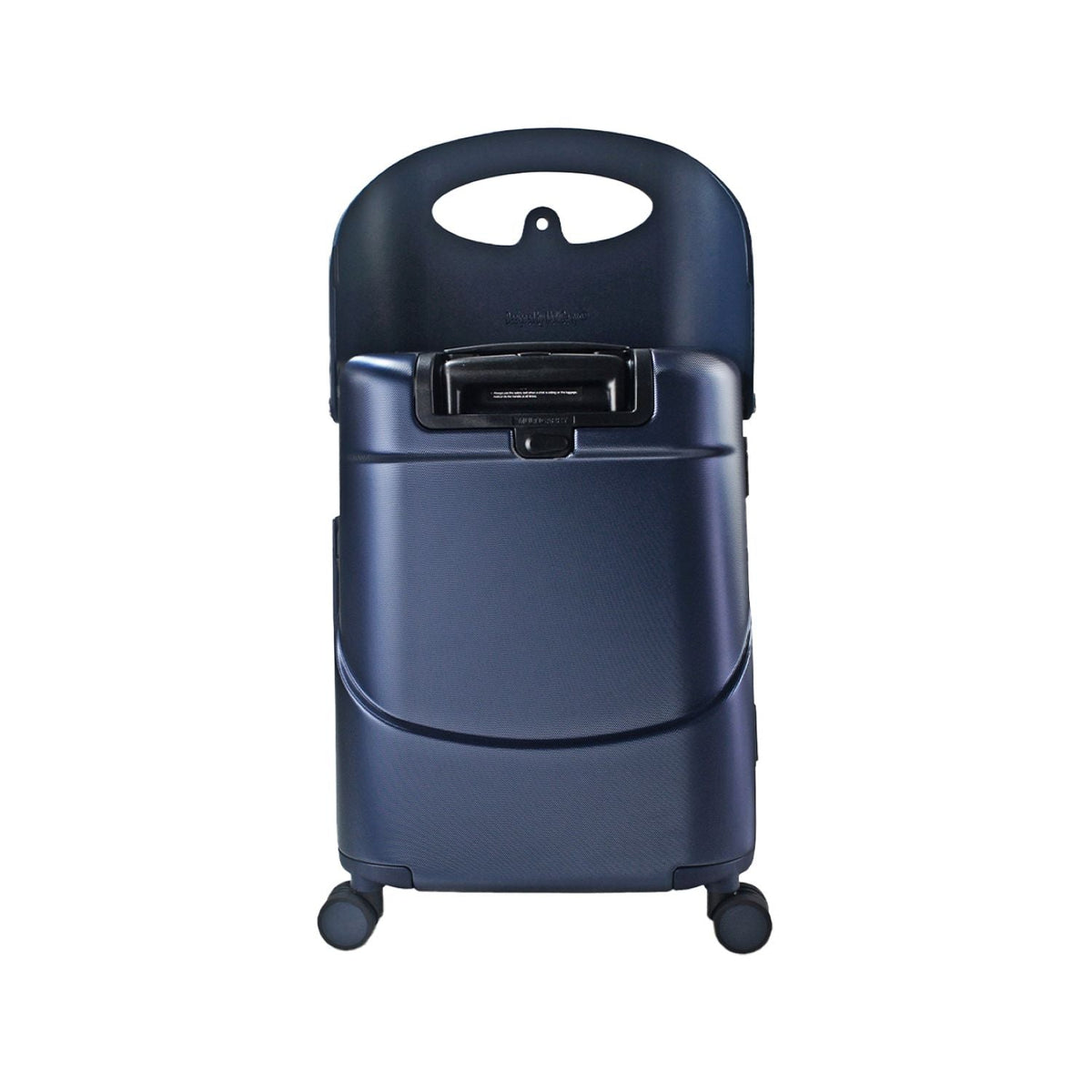 MiaMily Multicarry Carry On 18 Inch Luggage with Built-in Seat for Children (Navy Blue)