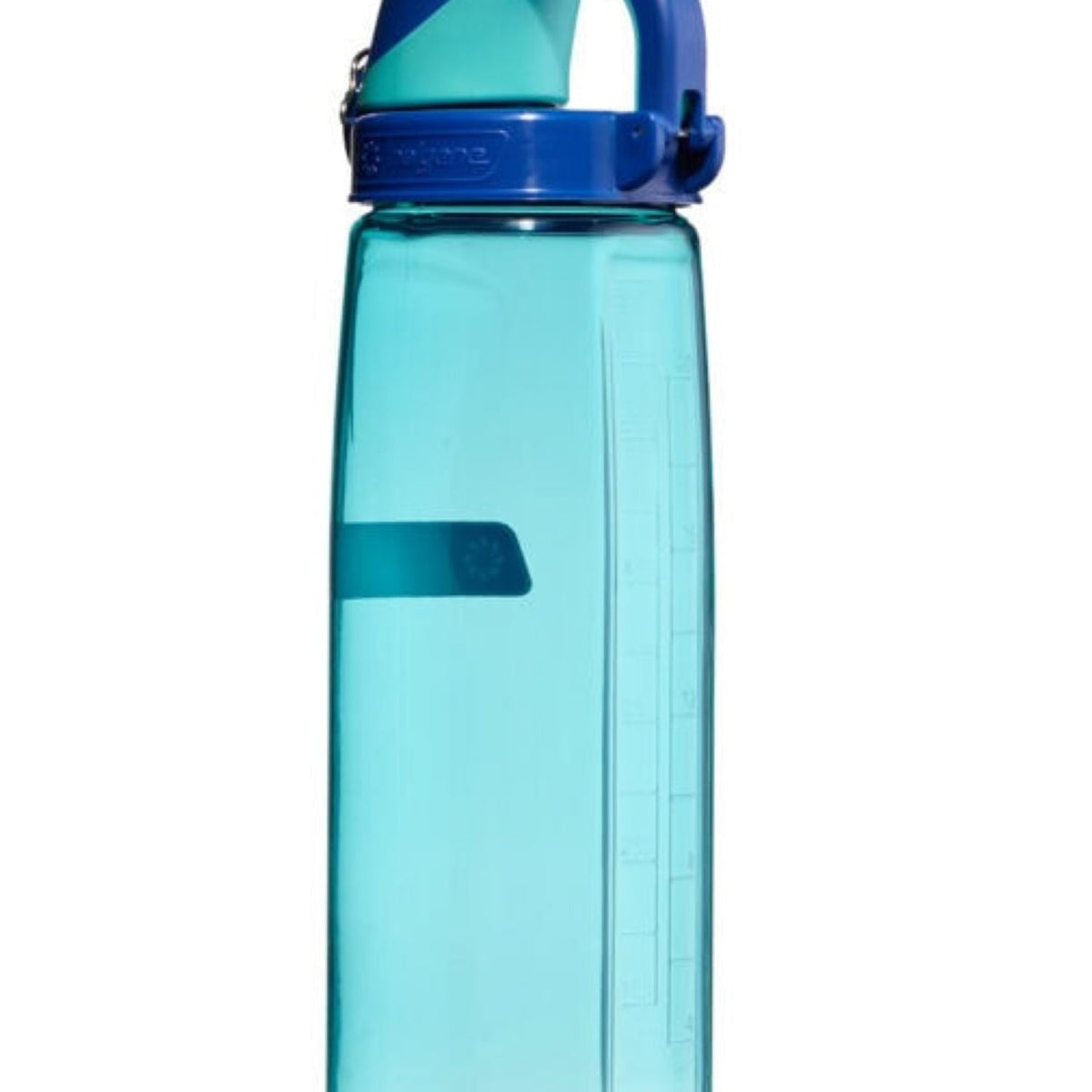 Nalgene 24Oz Fresh Flow Straw Bottle - Blue Aqua With Blue Cap