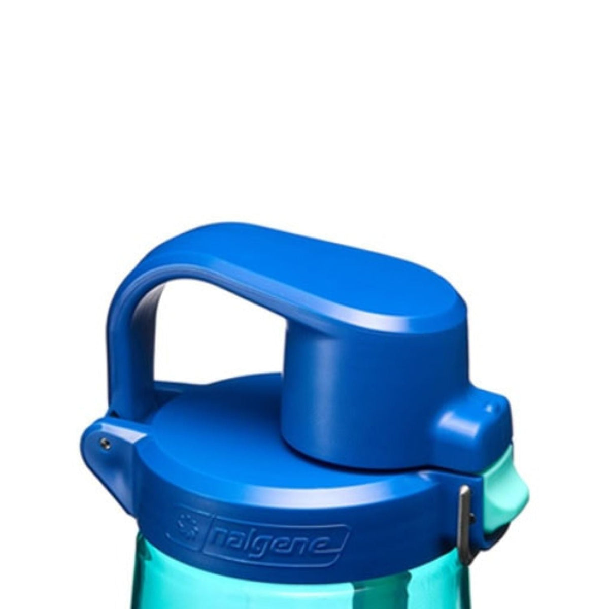 Nalgene 24Oz Fresh Flow Straw Bottle - Blue Aqua With Blue Cap