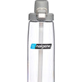 Nalgene 24Oz Fresh Flow Straw Bottle - Clear With Gray Cap