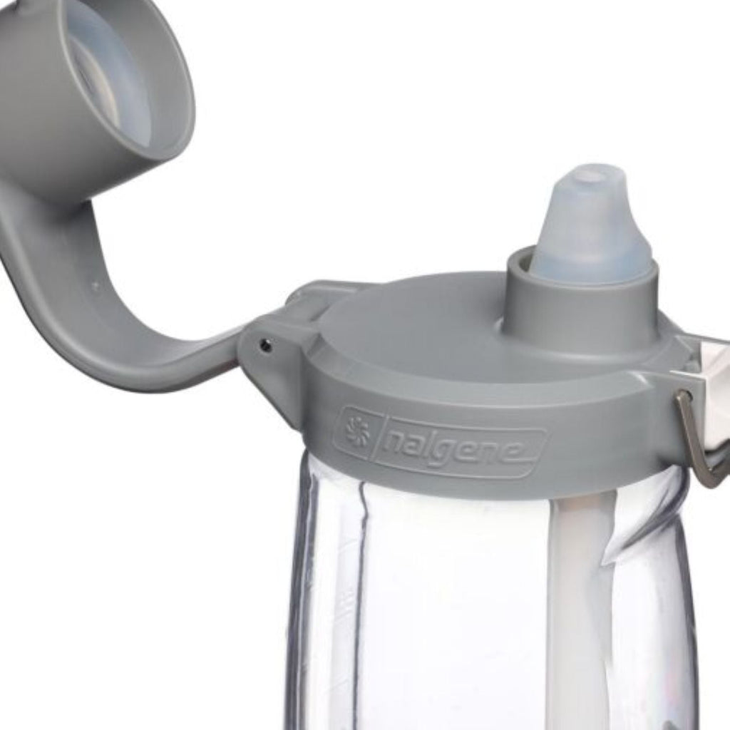 Nalgene 24Oz Fresh Flow Straw Bottle - Clear With Gray Cap