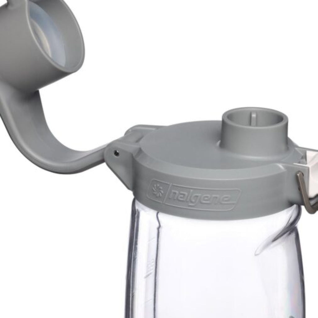 Nalgene 24Oz Fresh Flow Straw Bottle - Clear With Gray Cap