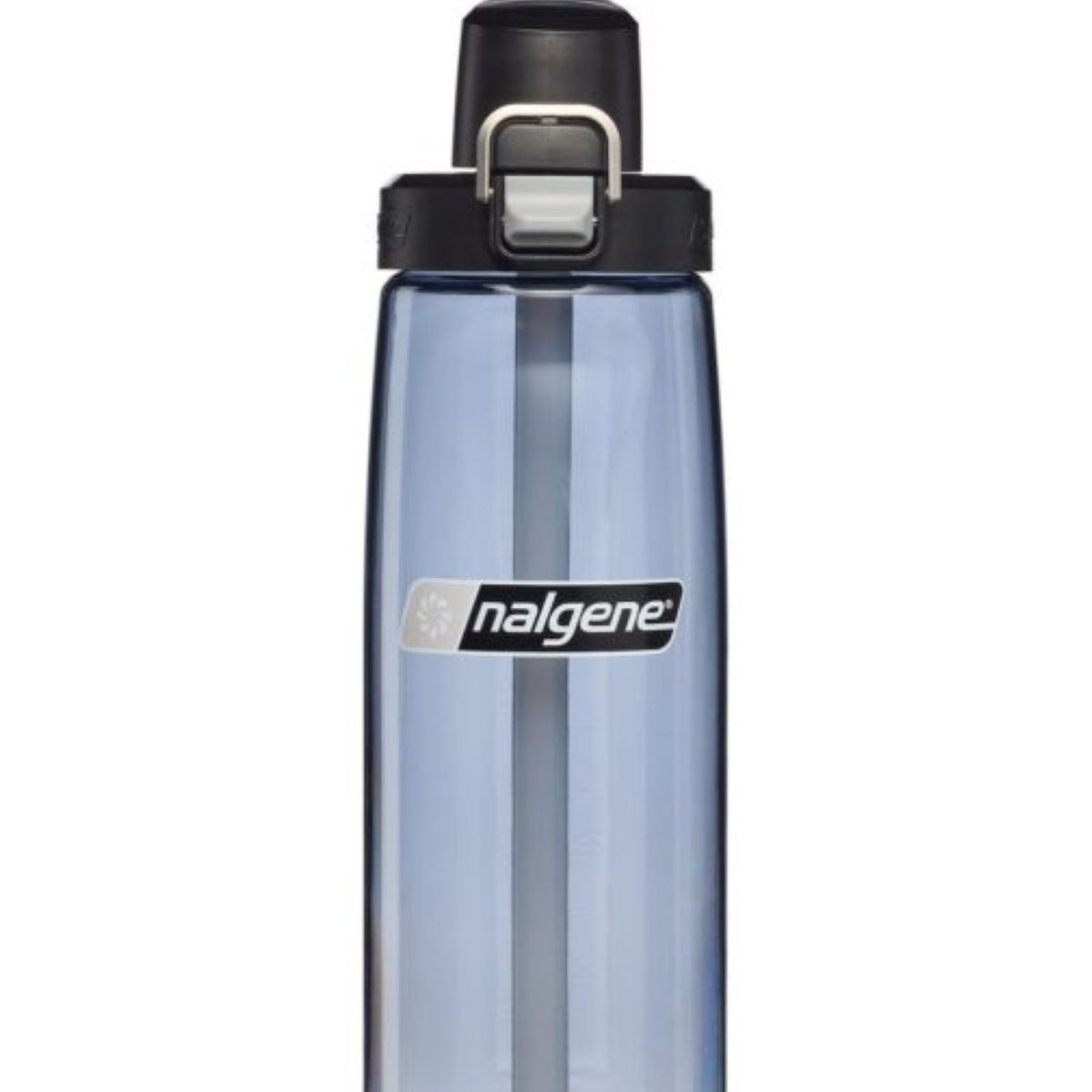 Nalgene 24Oz Fresh Flow Straw Bottle - Gray With Black Cap