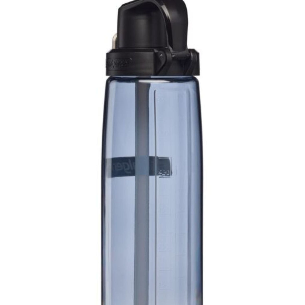 Nalgene 24Oz Fresh Flow Straw Bottle - Gray With Black Cap