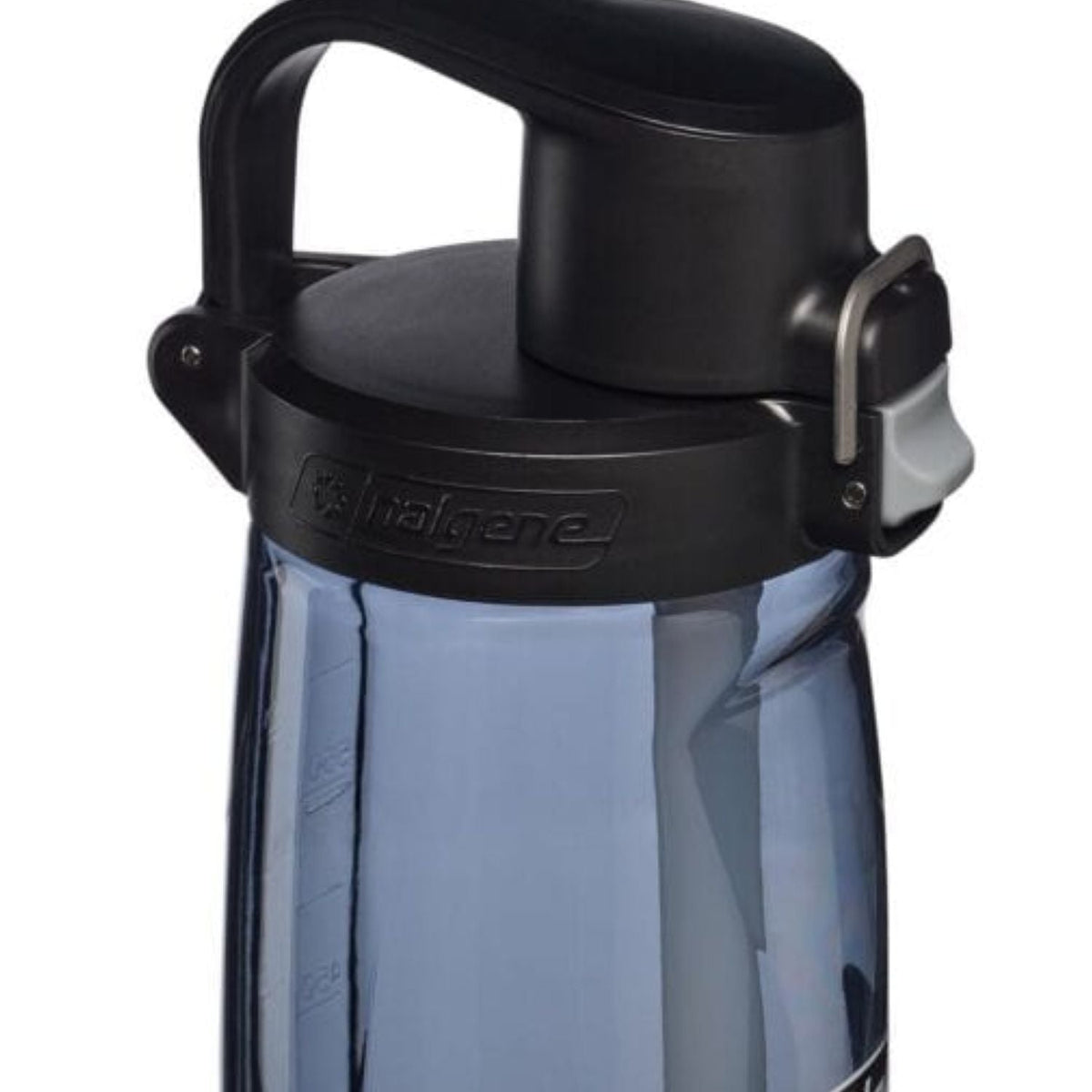 Nalgene 24Oz Fresh Flow Straw Bottle - Gray With Black Cap