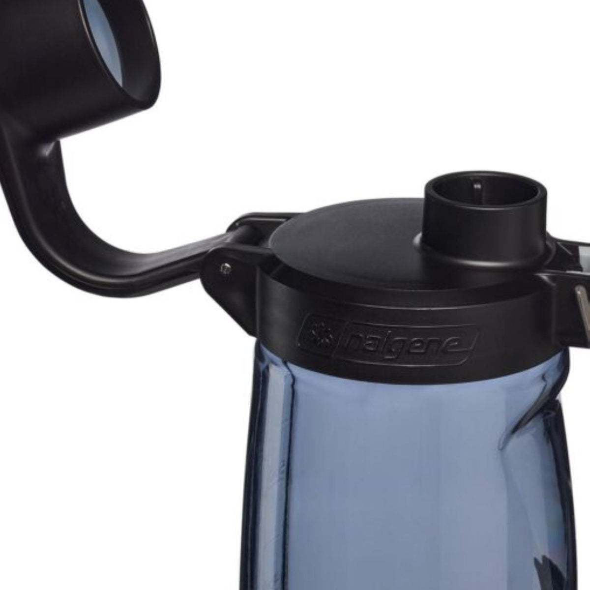 Nalgene 24Oz Fresh Flow Straw Bottle - Gray With Black Cap