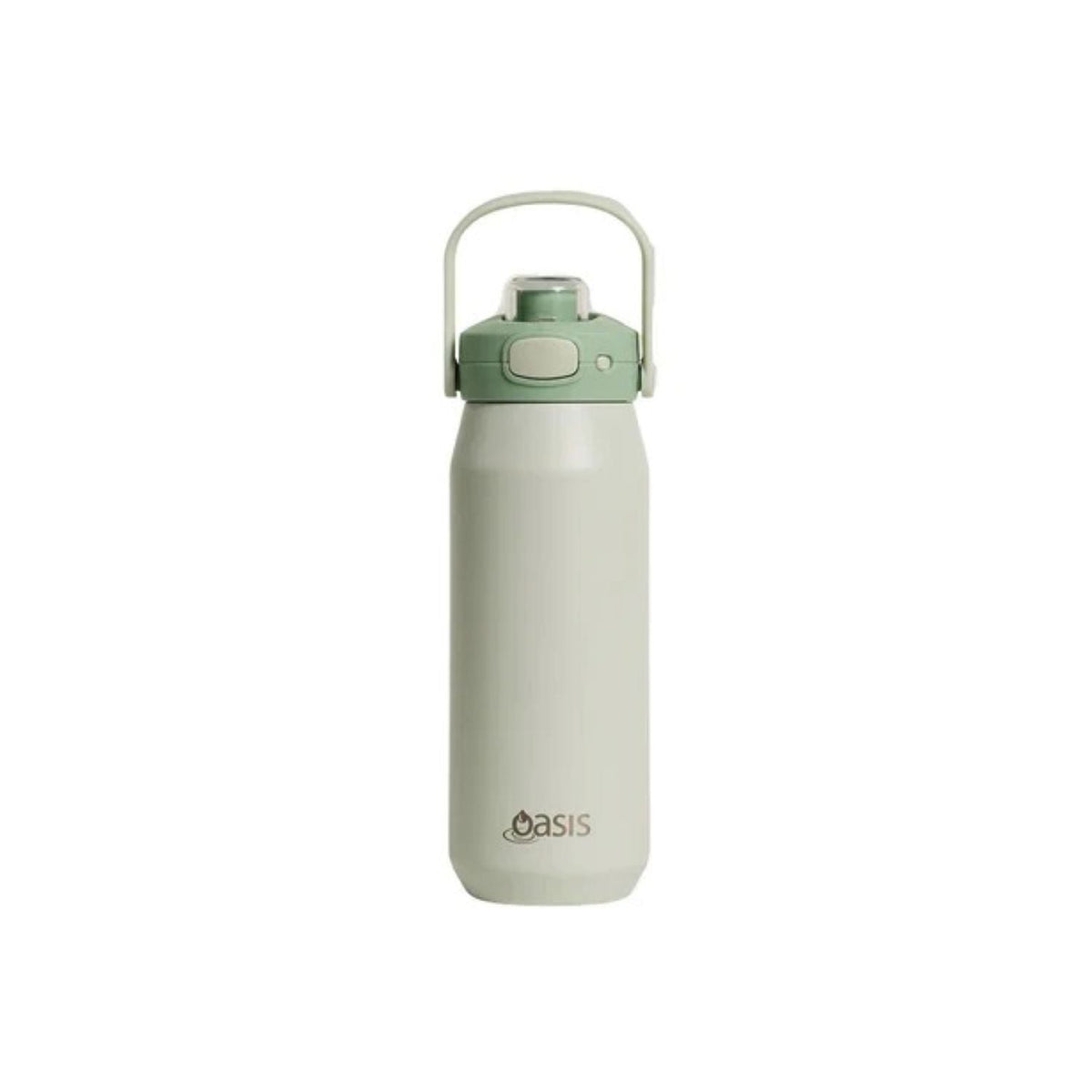 Oasis Ceramic S/S Triple Wall Capri Quick Release Drink Bottle 1L - Mint Green