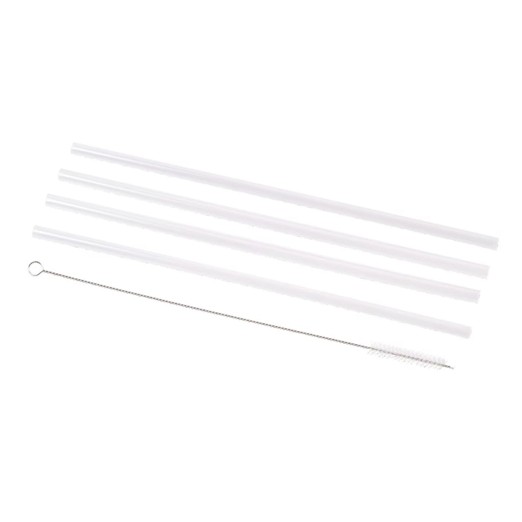 Oasis Commuter Straw Set Of 4 With Cleaning Brush
