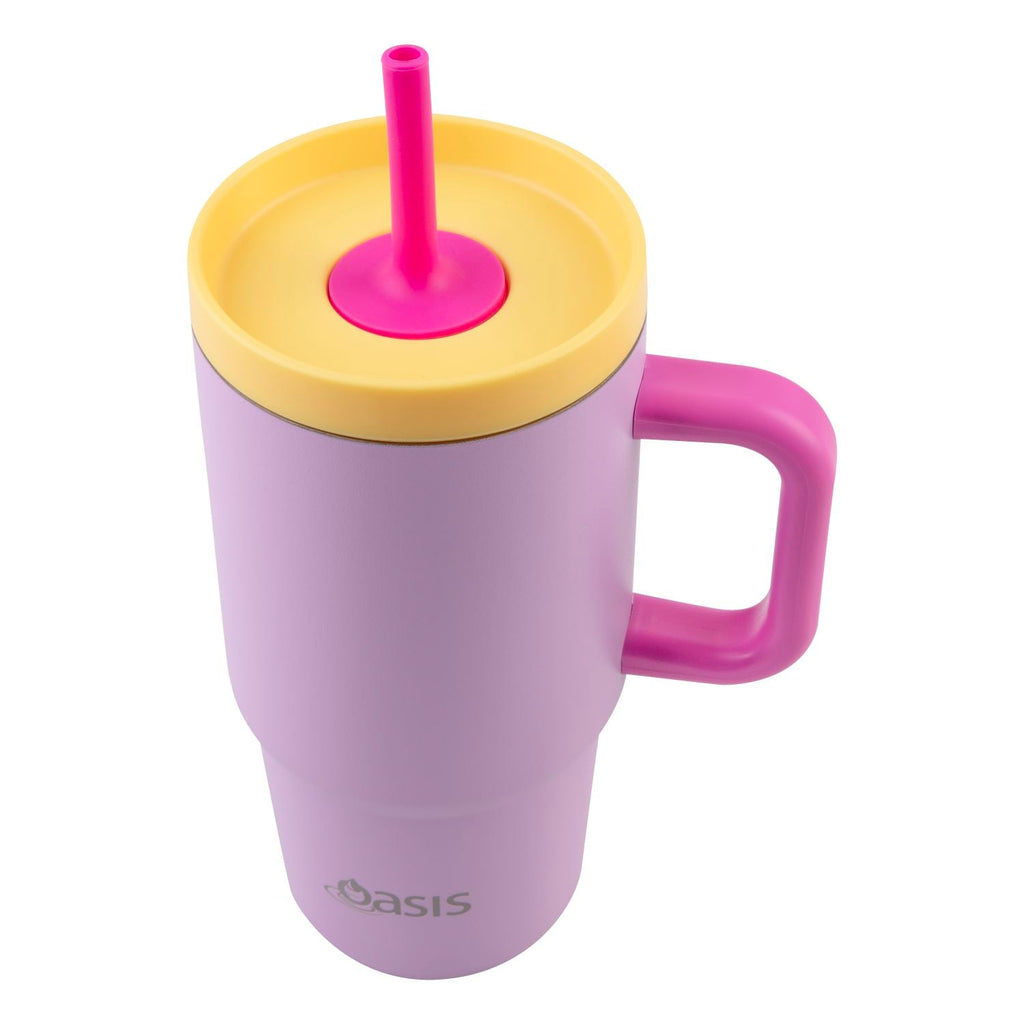 Oasis S/S Insulated Mini Commuter Travel Tumbler 700Ml Cap Only - Bubblegum Pink