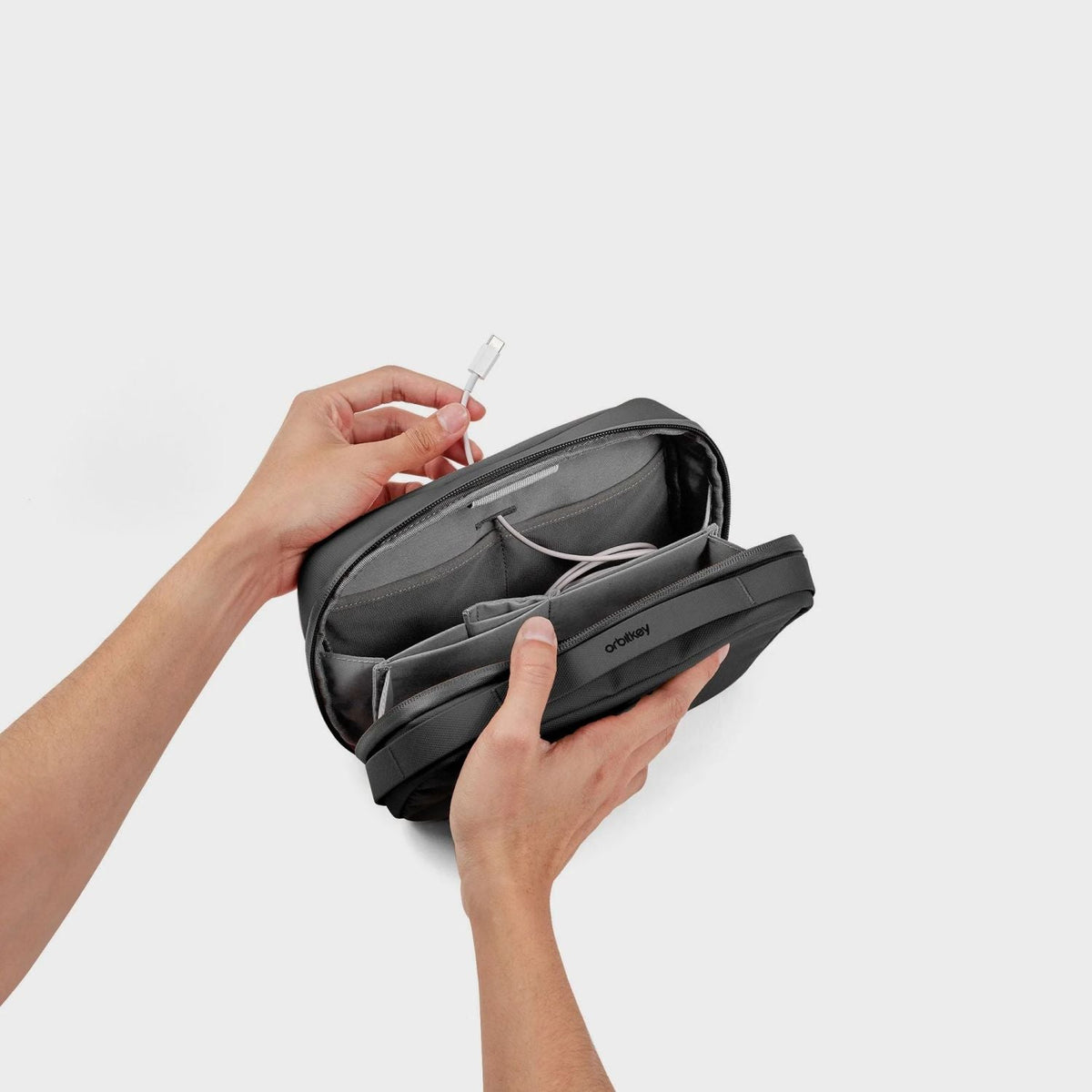 Orbitkey 2-In-1 Tech Pouch (Graphite)