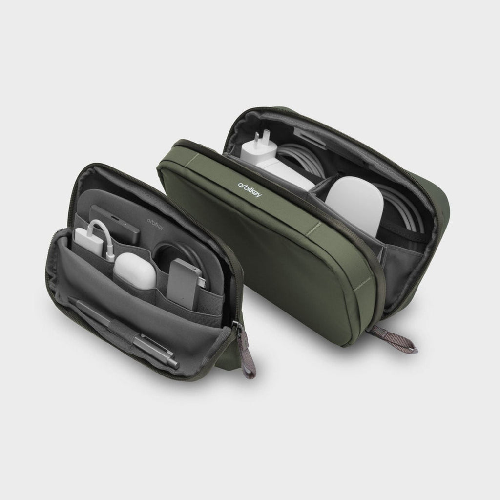 Orbitkey 2-In-1 Tech Pouch (Olive)